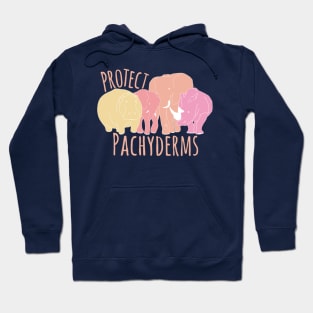 Protect Pachyderms - Pink Hoodie